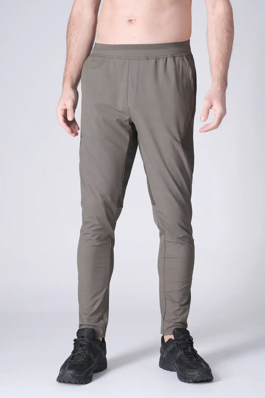 SPH0242 - Lightweight Stretch Nylon Workout Joggers 30" - Army