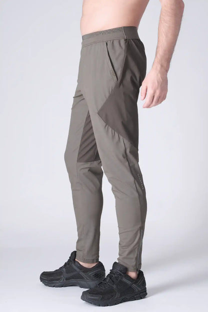 SPH0242 - Lightweight Stretch Nylon Workout Joggers 30" - Army