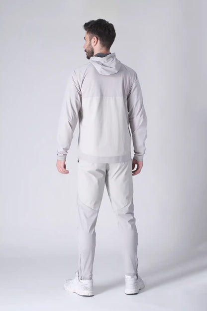 SPH0242 - Lightweight Stretch Nylon Workout Joggers 30" - Light Grey