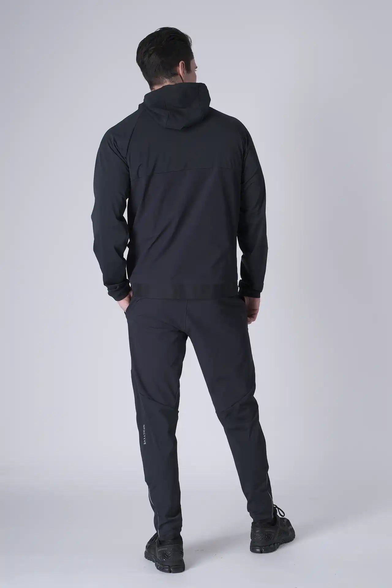 SPH0242 - Lightweight Stretch Nylon Workout Joggers 30" - Navy