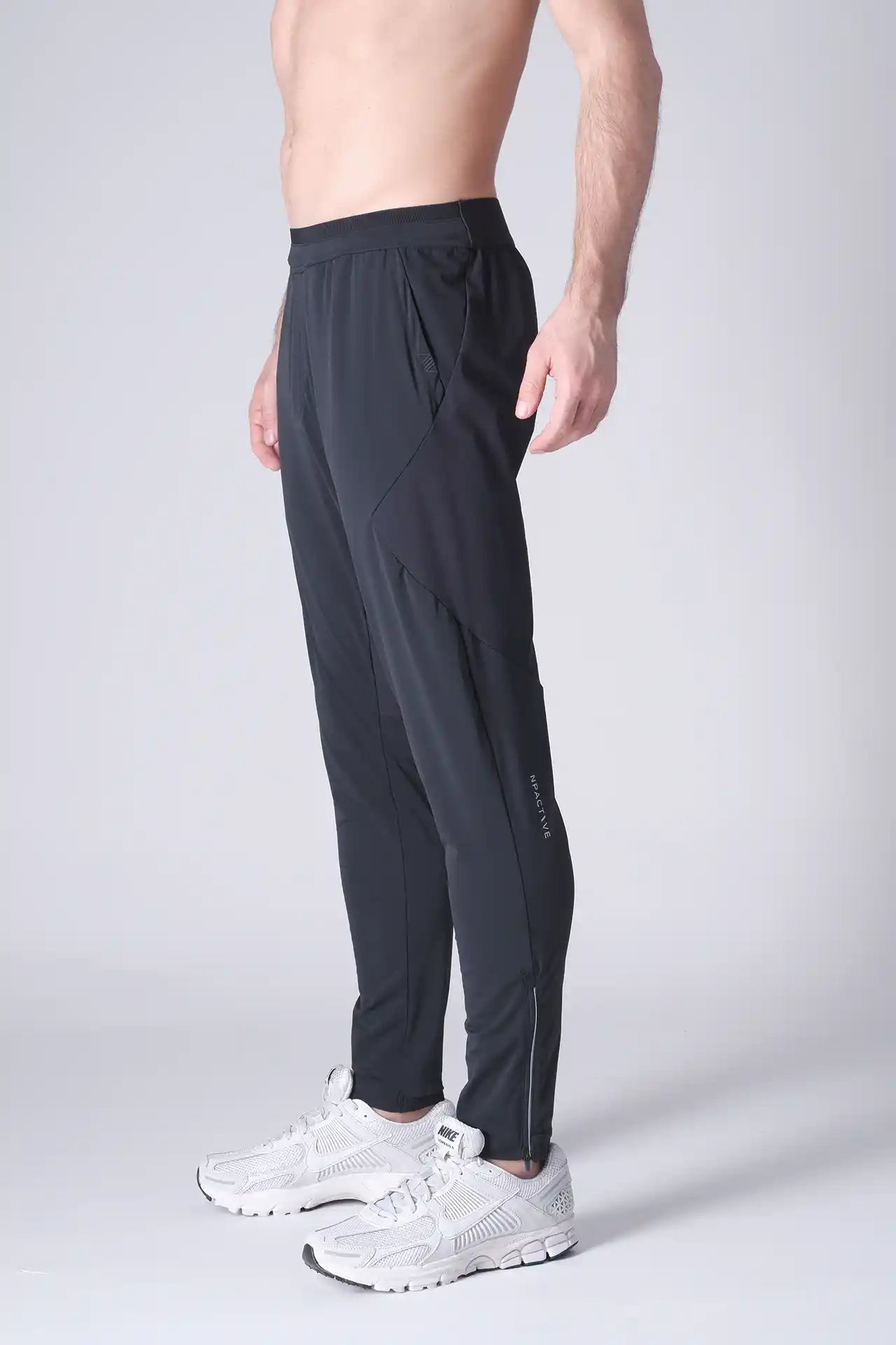 SPH0242 - Lightweight Stretch Nylon Workout Joggers 30" - Navy