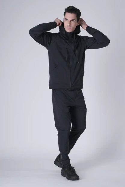 SPH0242 - Lightweight Stretch Nylon Workout Joggers 30" - Navy