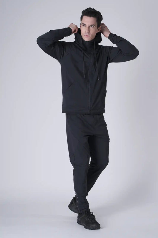 SPH0242 - Lightweight Stretch Nylon Workout Joggers 30" - Navy