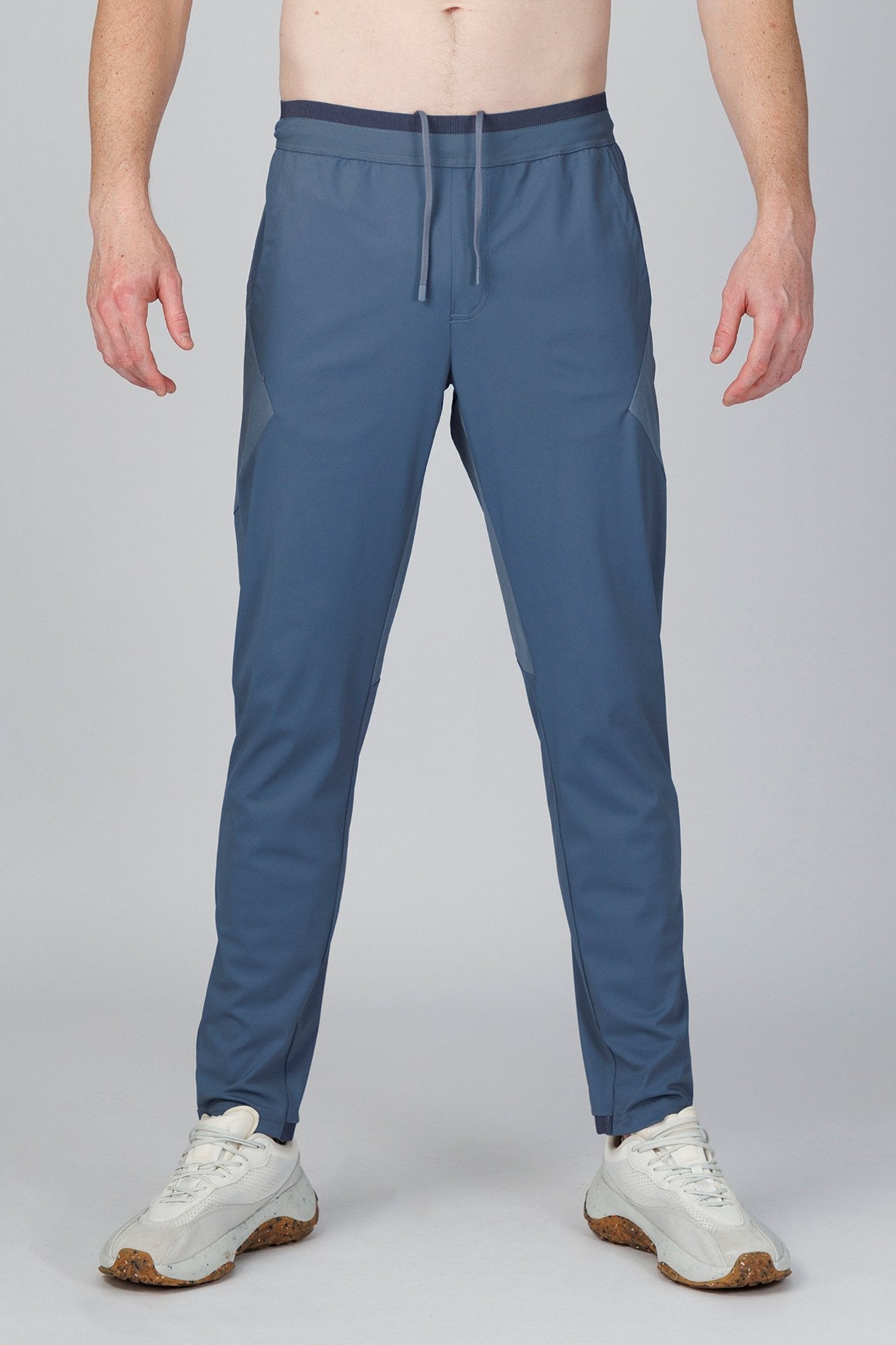 SPH0242 - Lightweight Stretch Nylon Workout Joggers 30" - Slate