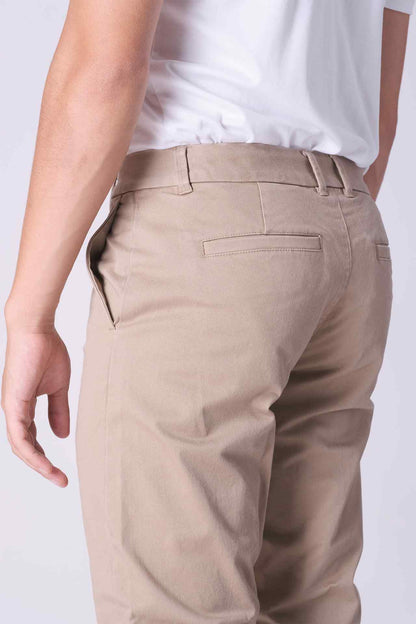 SPH0245 - Stretch Cotton Twill Workwear Chino Pant 30" - Khaki