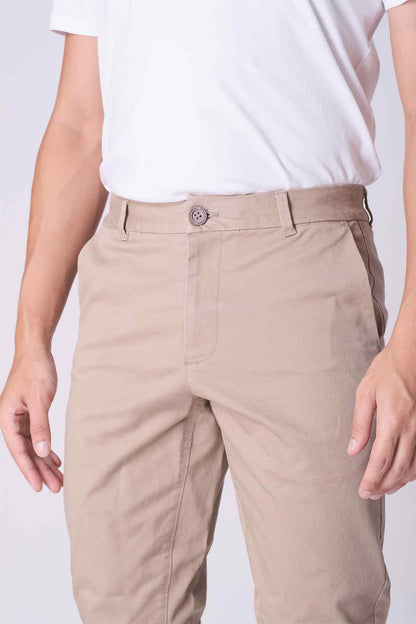 SPH0245 - Stretch Cotton Twill Workwear Chino Pant 30" - Khaki
