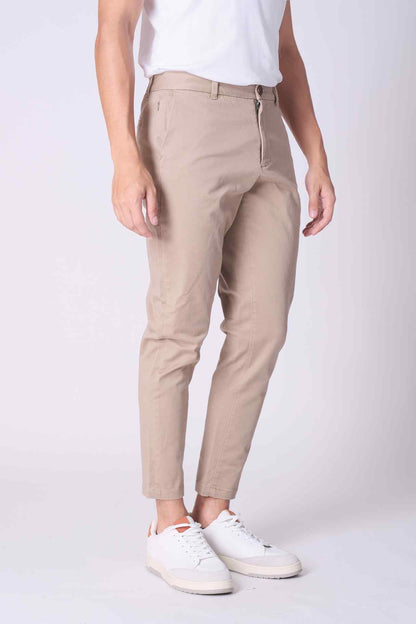 SPH0245 - Stretch Cotton Twill Workwear Chino Pant 30" - Khaki