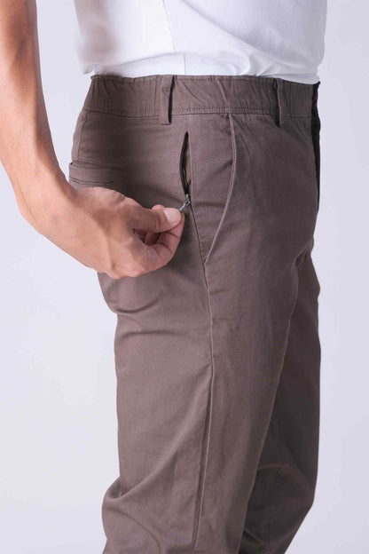 SPH0247 - Performance Stretch Cotton Chino Travel Pants 29" - Khaki