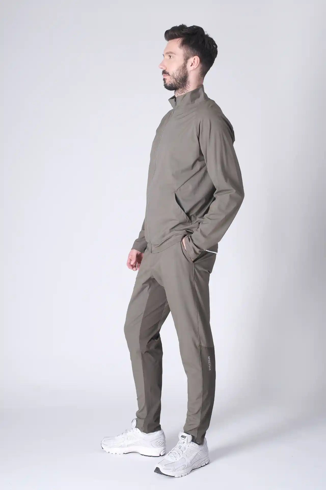 SPH0288 - Lightweight Stretch Nylon Workout Pants 30" - Army