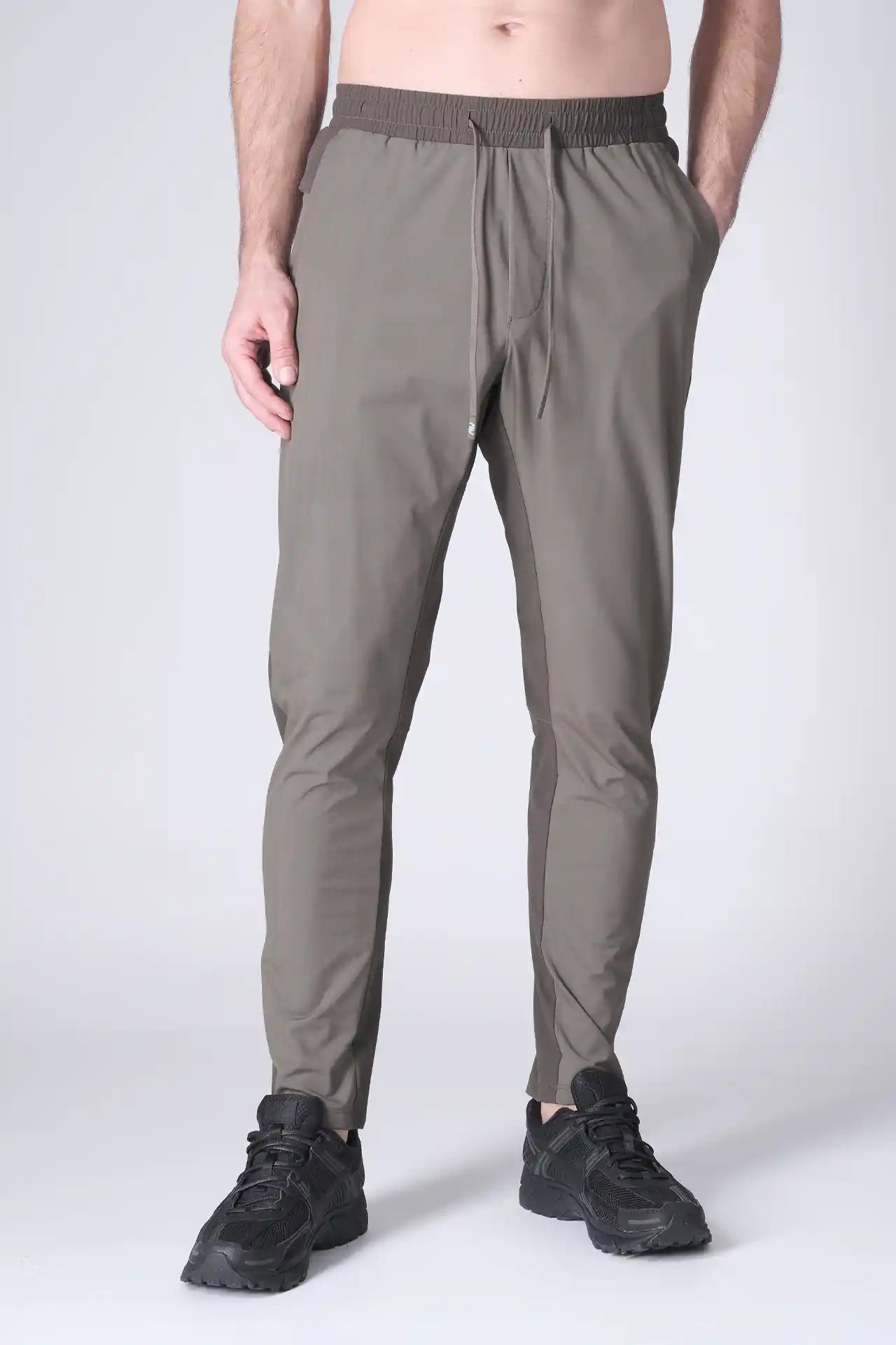 SPH0288 - Lightweight Stretch Nylon Workout Pants 30" - Army