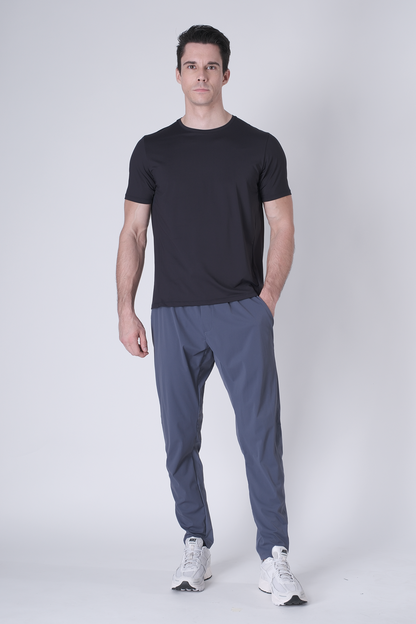 SPH0288 - Lightweight Stretch Nylon Workout Pants 30" - Ash Blue