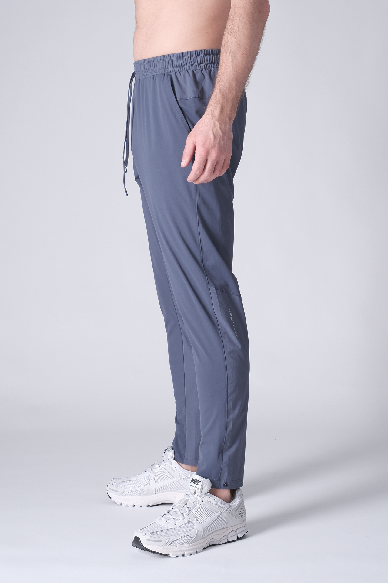 SPH0288 - Lightweight Stretch Nylon Workout Pants 30" - Ash Blue