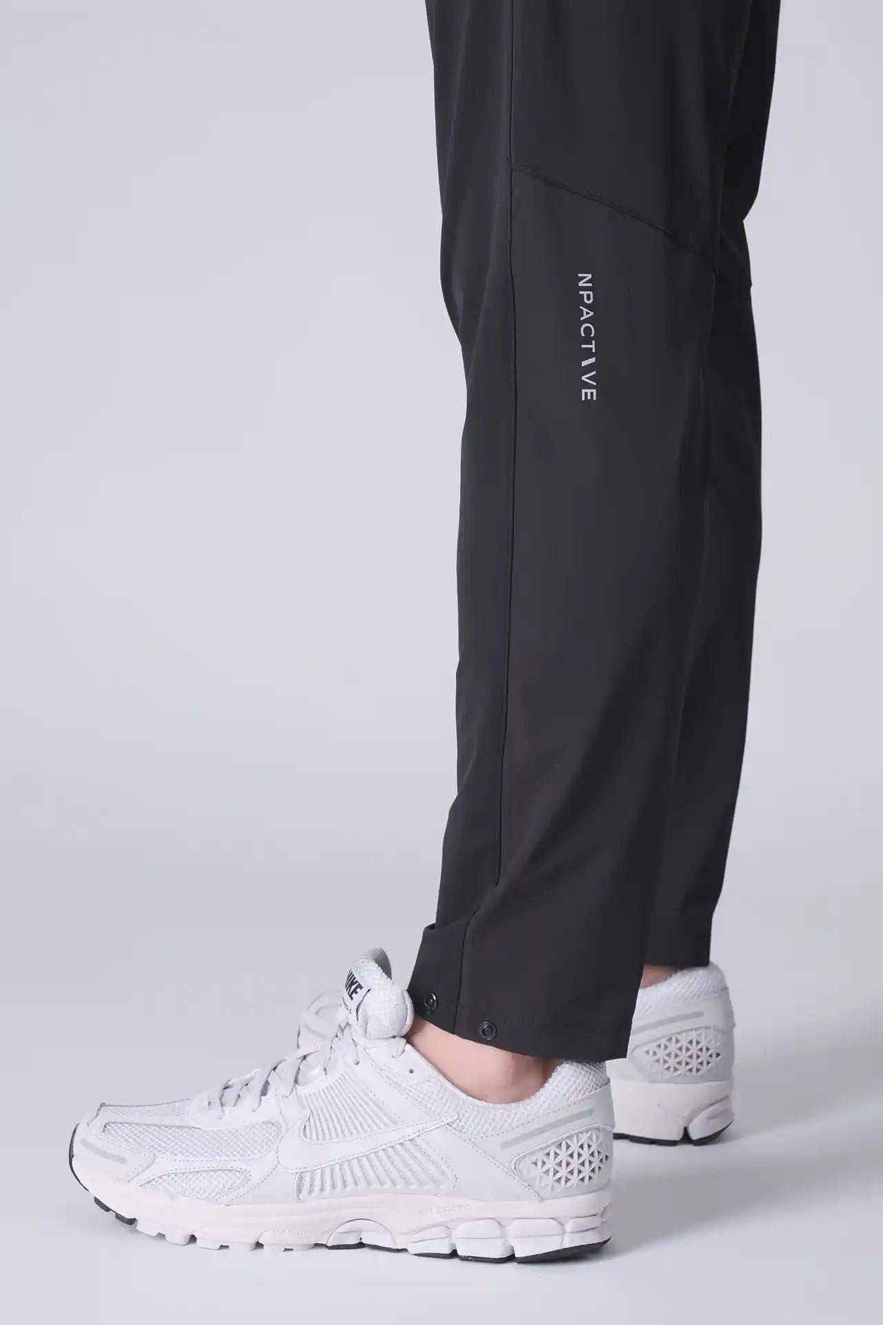 SPH0288 - Lightweight Stretch Nylon Workout Pants 30" - Black