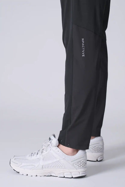 SPH0288 - Lightweight Stretch Nylon Workout Pants 30" - Black