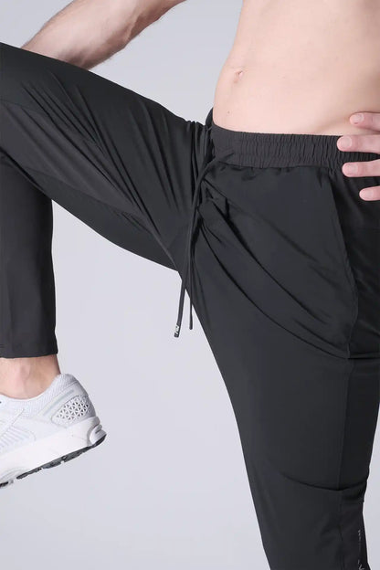 SPH0288 - Lightweight Stretch Nylon Workout Pants 30" - Black