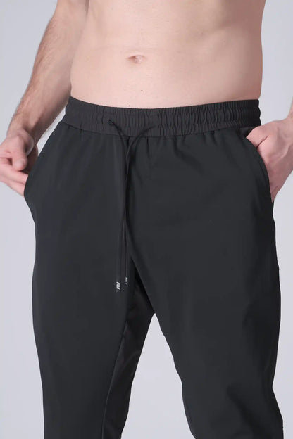 SPH0288 - Lightweight Stretch Nylon Workout Pants 30" - Black