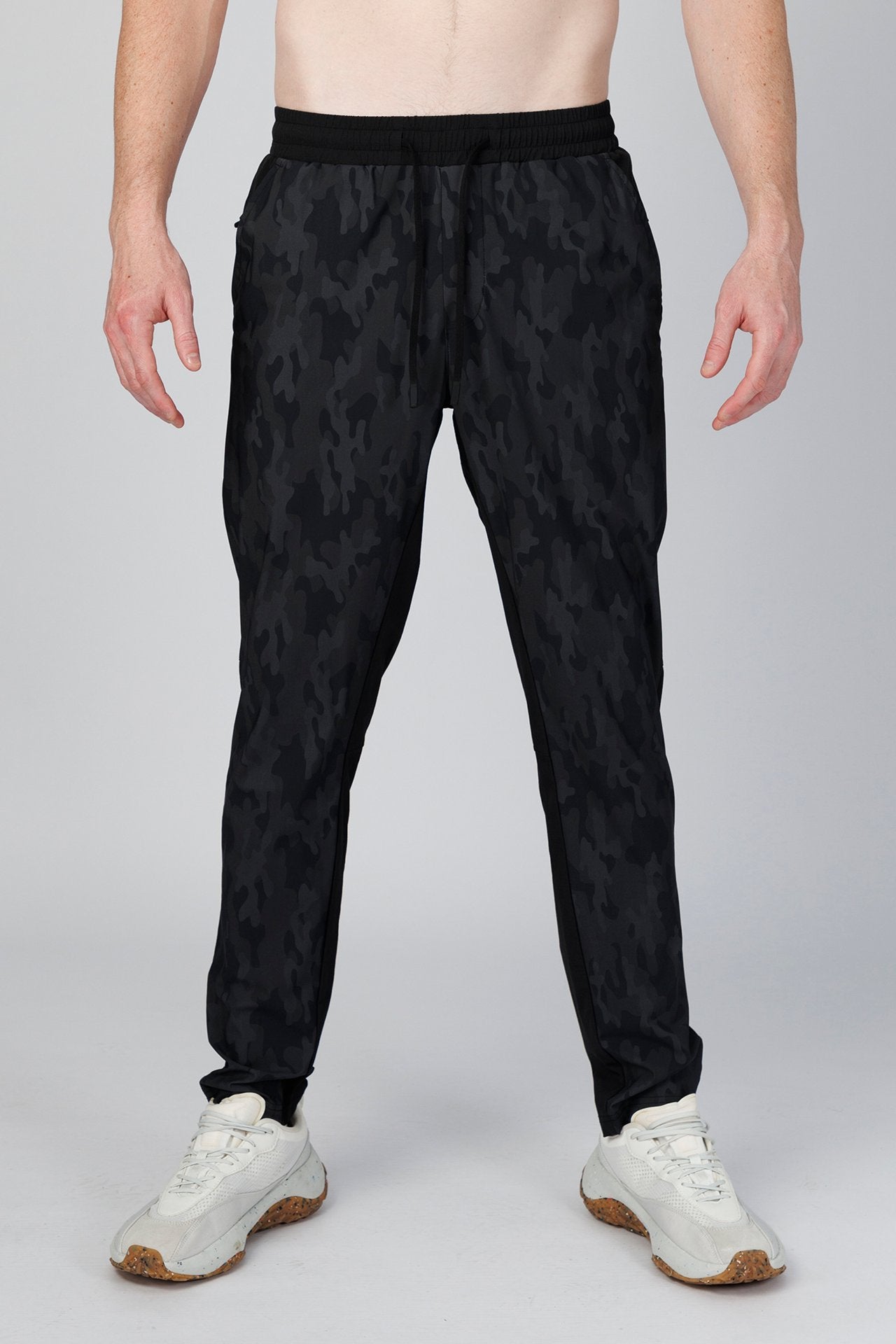 SPH0288 - Lightweight Stretch Nylon Workout Pants 30" - Digital Camo