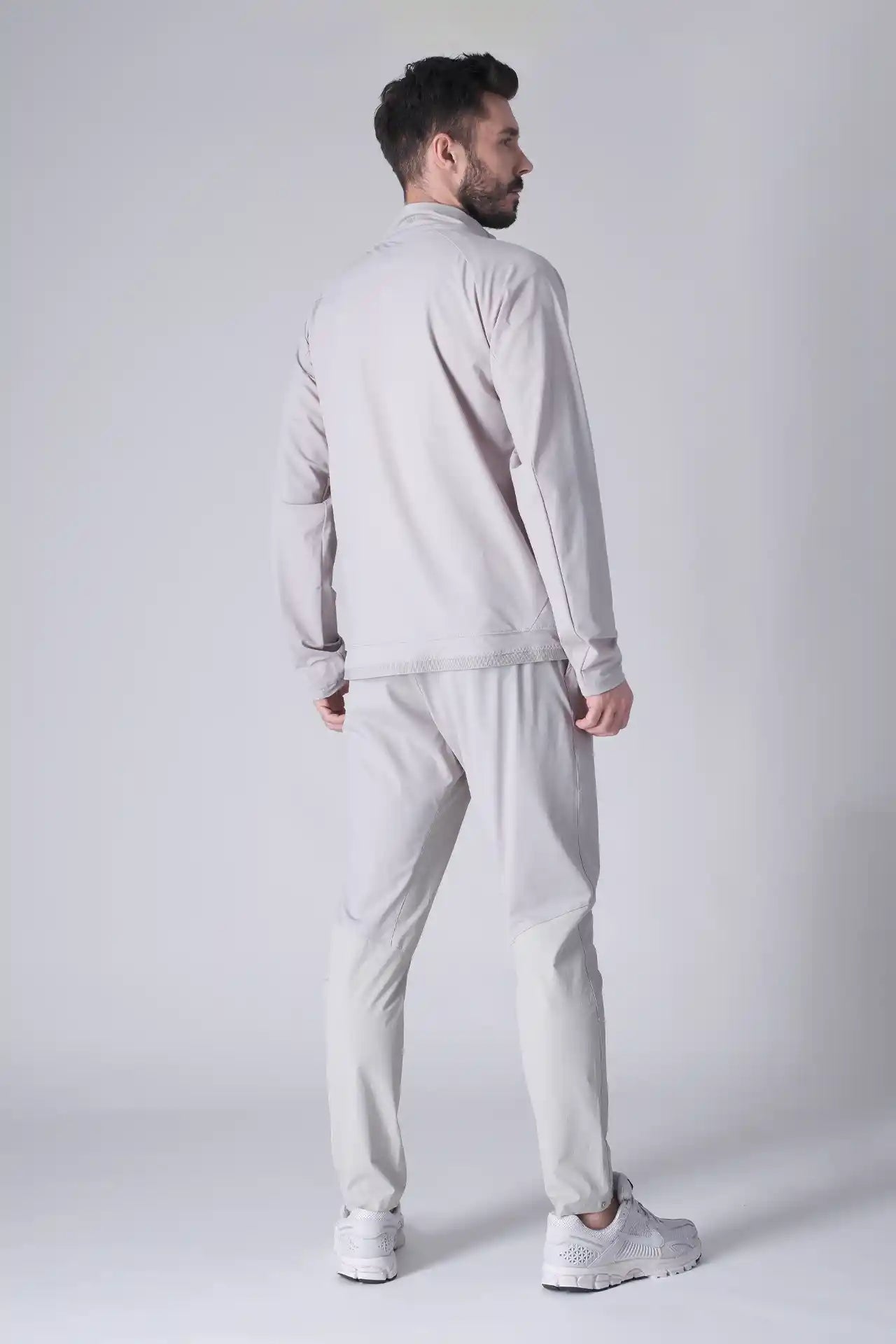 SPH0288 - Lightweight Stretch Nylon Workout Pants 30" - Light Grey