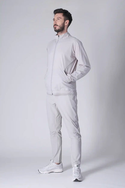 SPH0288 - Lightweight Stretch Nylon Workout Pants 30" - Light Grey