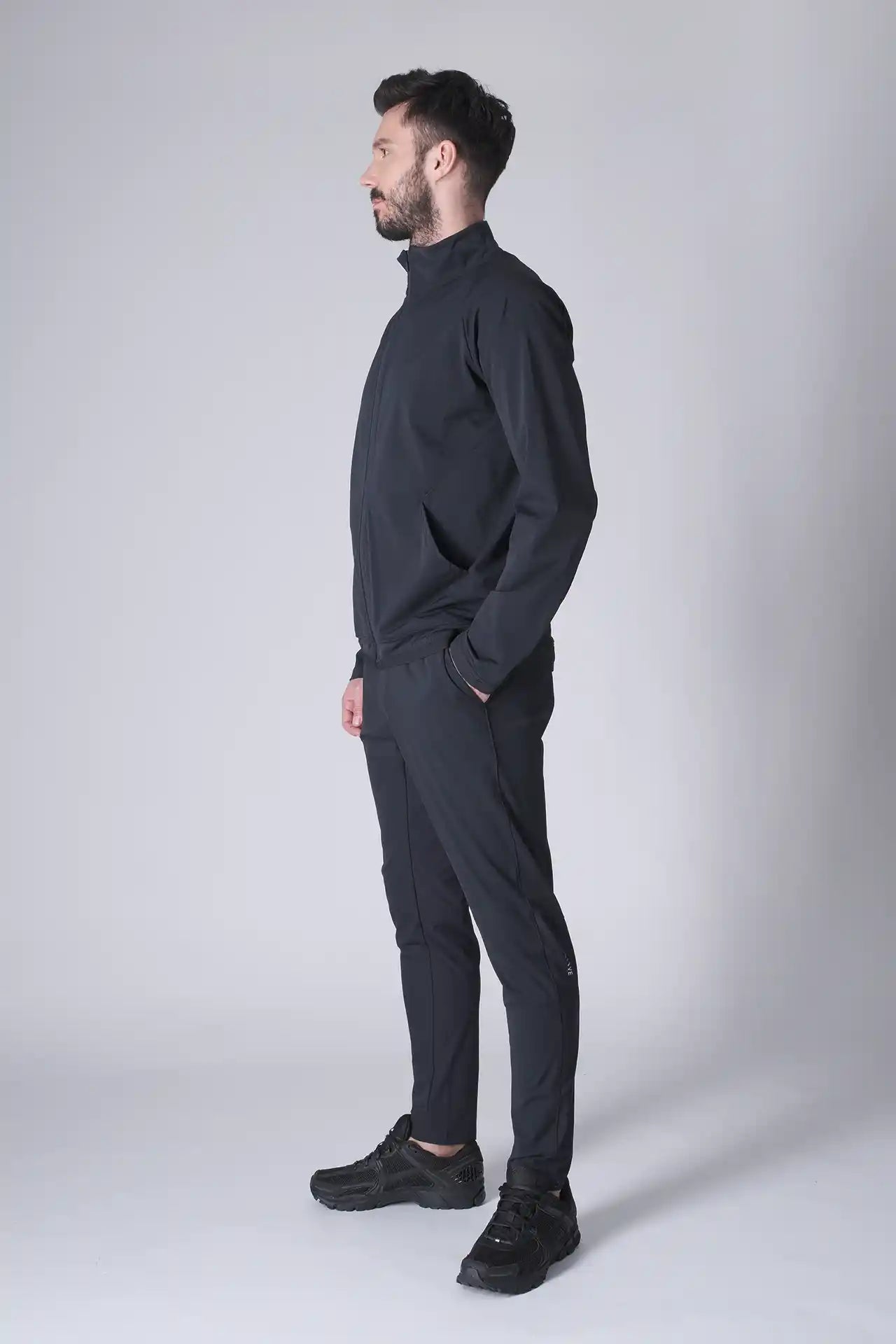 SPH0288 - Lightweight Stretch Nylon Workout Pants 30" - Navy