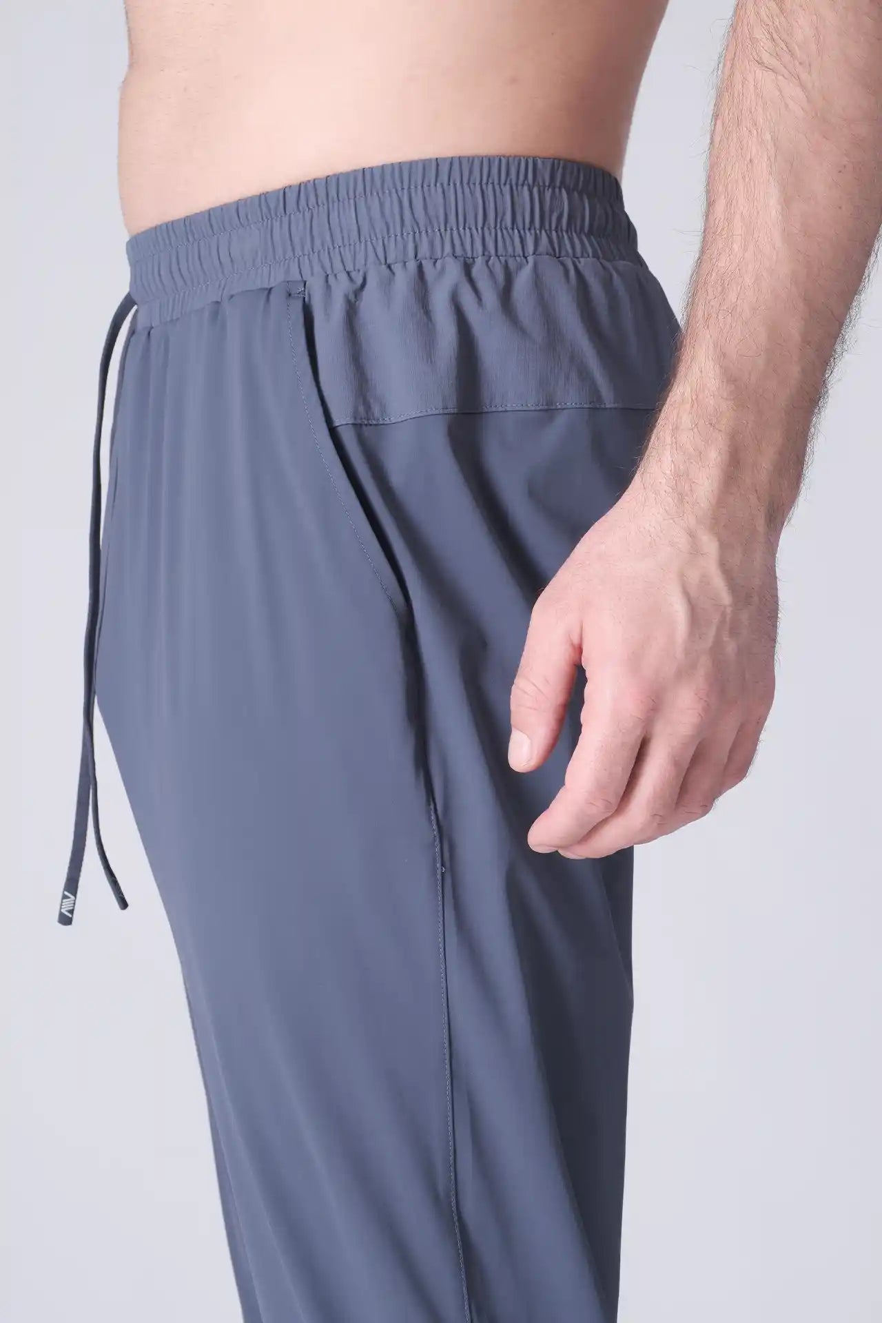 SPH0288 - Lightweight Stretch Nylon Workout Pants 30" - Slate