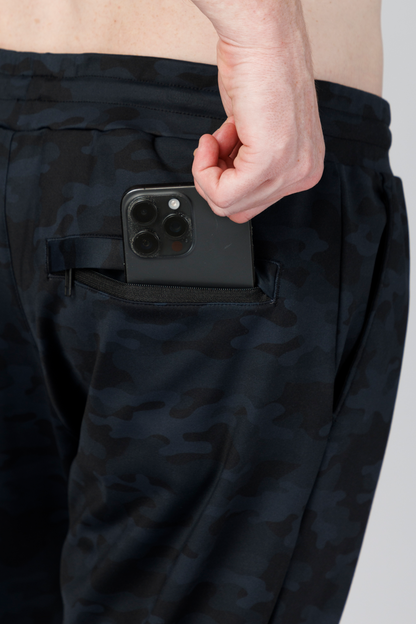 SPH0289 - Stretch Thermal Fleece Back Zip Pocket Joggers 30" - Digital Camo