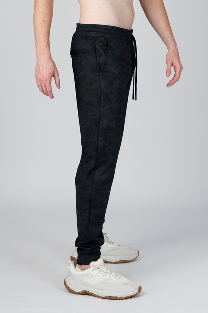 SPH0289 - Stretch Thermal Fleece Back Zip Pocket Joggers 30" - Digital Camo