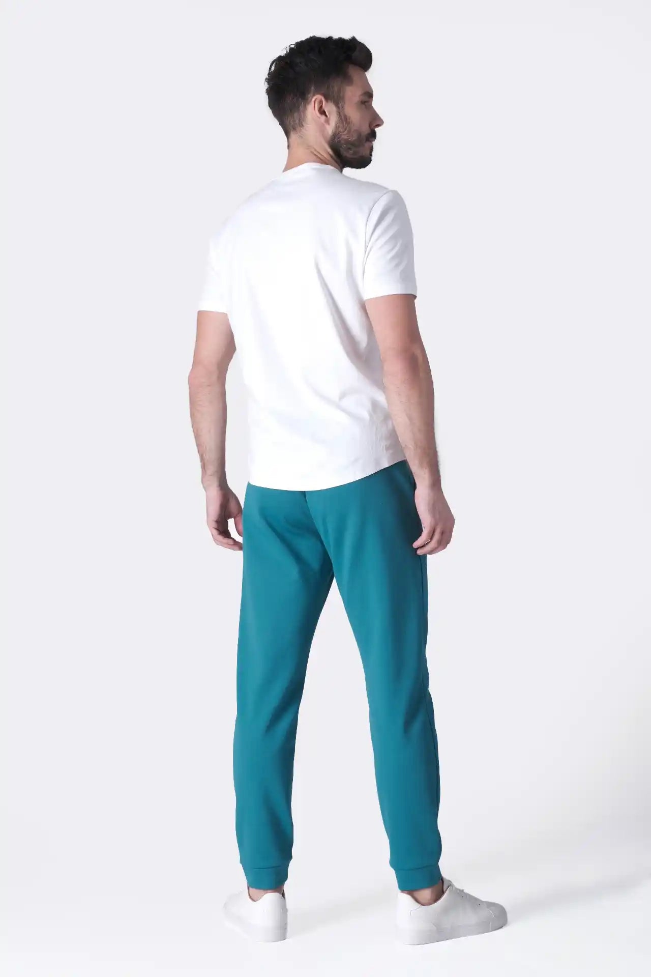 SPH0289 - Ultra Soft Stretch Interlock Back Zip Pocket Joggers 30” - Teal