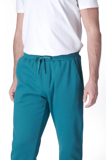 SPH0289 - Ultra Soft Stretch Interlock Back Zip Pocket Joggers 30” - Teal
