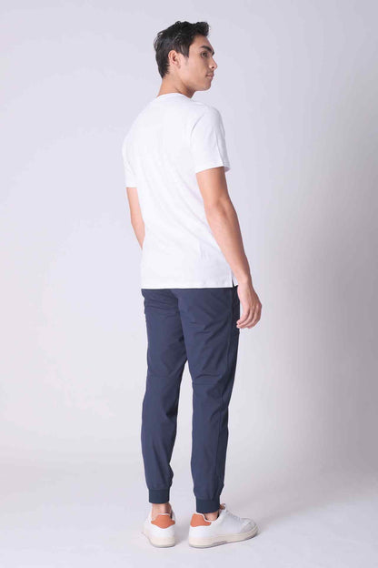 SPH0296 - Essential Stretch Nylon Twill Traveler Jogger 28" - Navy