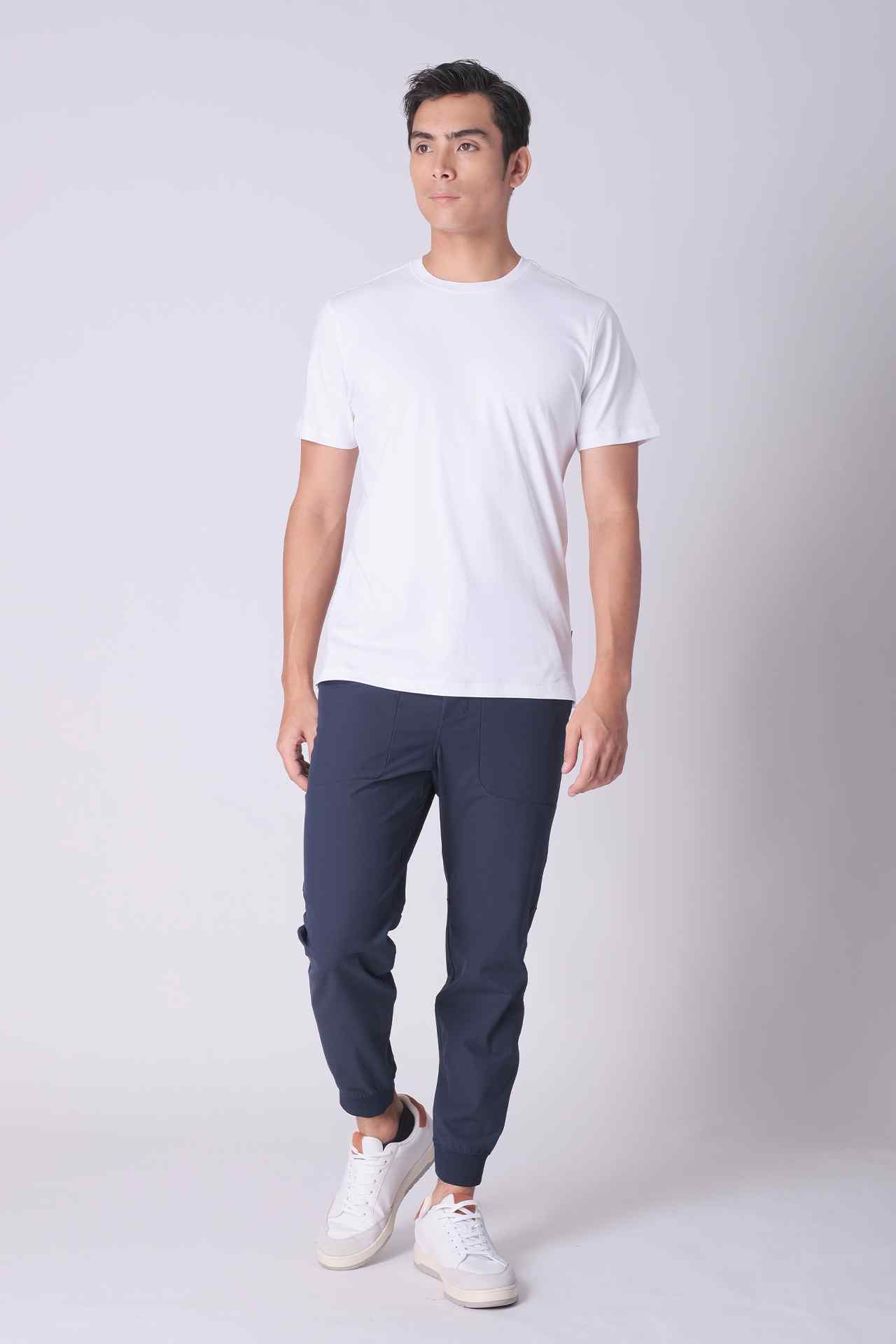 SPH0296 - Essential Stretch Nylon Twill Traveler Jogger 28" - Navy