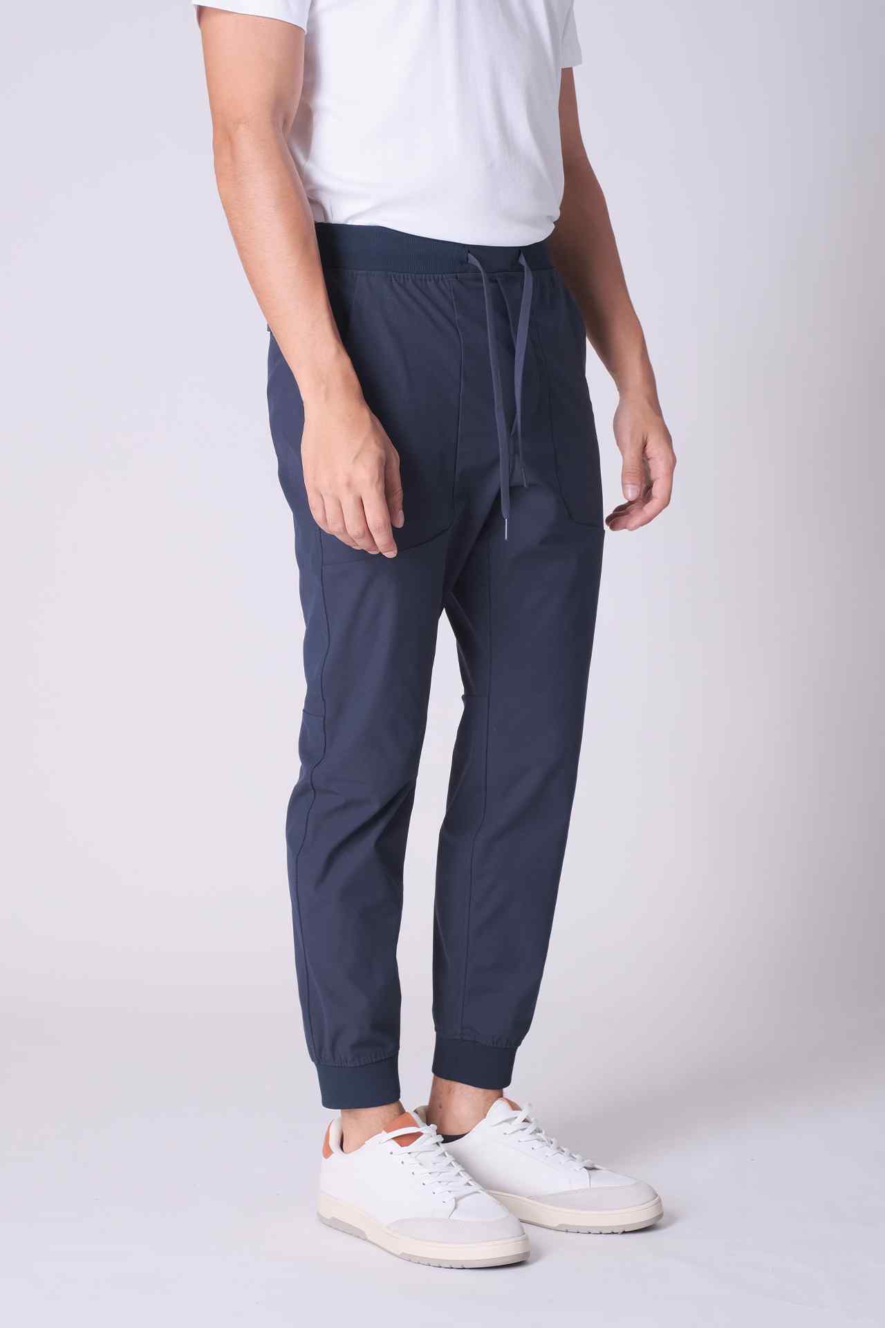 SPH0296 - Essential Stretch Nylon Twill Traveler Jogger 28" - Navy