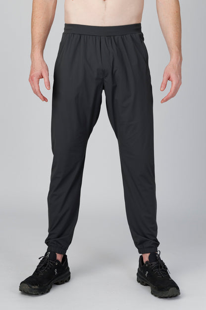 SPH0304 - Lightweight Stretch Nylon Running Joggers 30" - Dark Grey