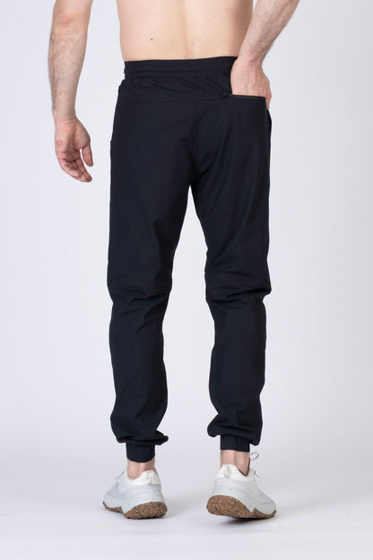 SPH0361 - COOLMAX T400 Elastomultiester Stretch Woven Performance Joggers 30" - Black