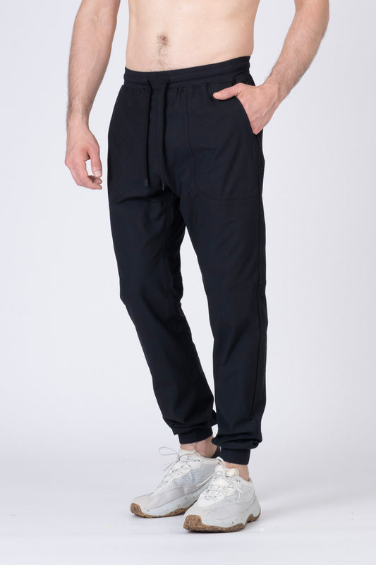 SPH0361 - COOLMAX T400 Elastomultiester Stretch Woven Performance Joggers 30" - Black