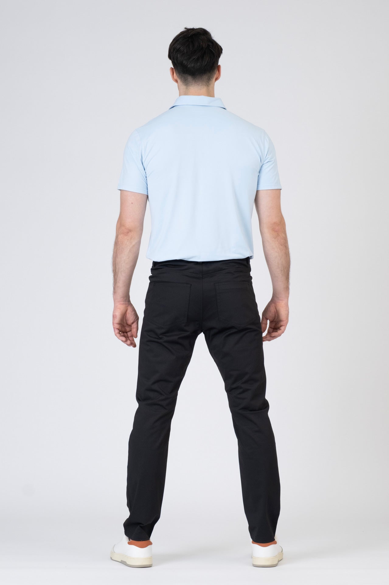 SPH0374 - COOLMAX T400 Elastomultiester Stretch Woven Performance 5-Pocket Pants 30" - Black