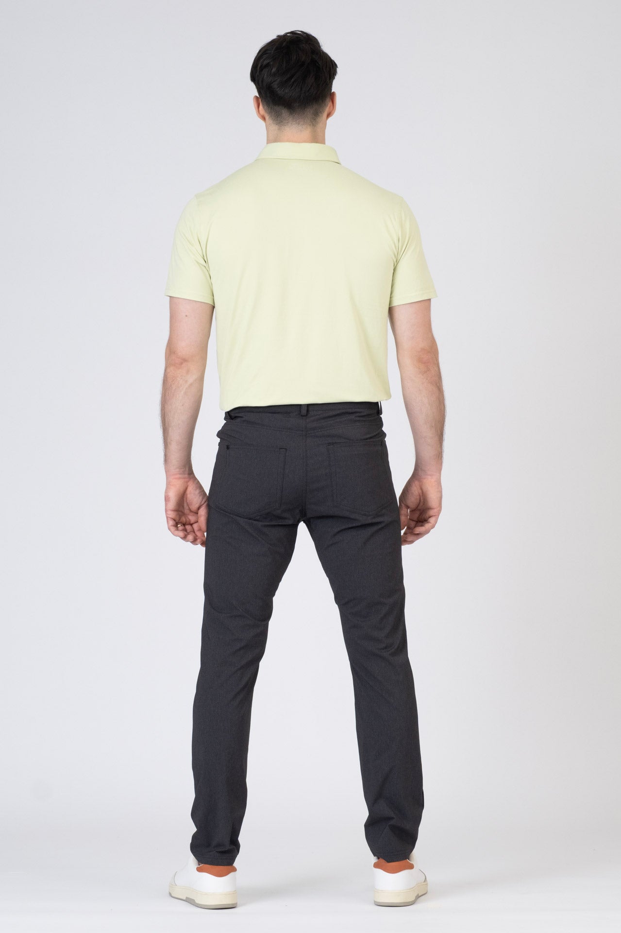 SPH0374C - Heathered Water-Resistant 4-Way Stretch Performance 5-Pocket Pants 30"