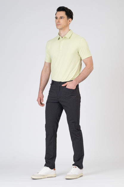 SPH0374C - Heathered Water-Resistant 4-Way Stretch Performance 5-Pocket Pants 30"