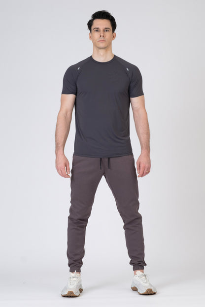 SPH0377A - Midweight CVC Interlock Tapered Joggers 30"
