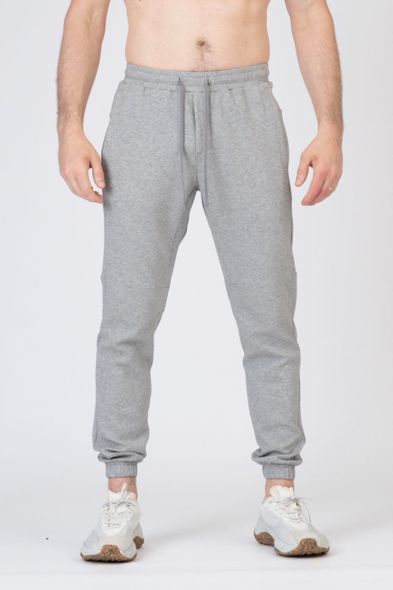 SPH0377B - Midweight Stretch CVC Interlock Tapered Joggers 30"