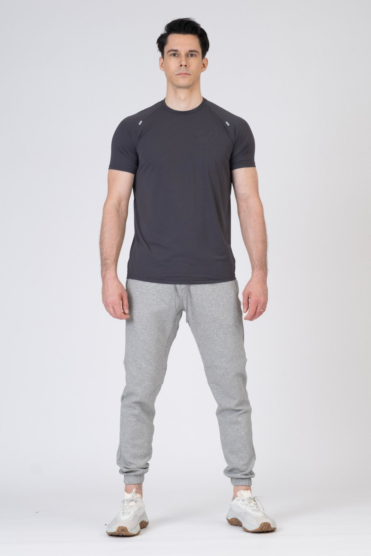 SPH0377B - Midweight Stretch CVC Interlock Tapered Joggers 30"
