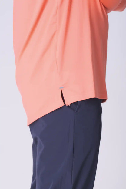 SPJ0287 - Shoulder Reflective Long Sleeve Active Tee - Orange
