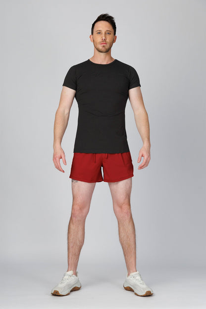 SPJ0306 - Ultra Soft Stretch Cotton Slim Fit Training Tee - Black