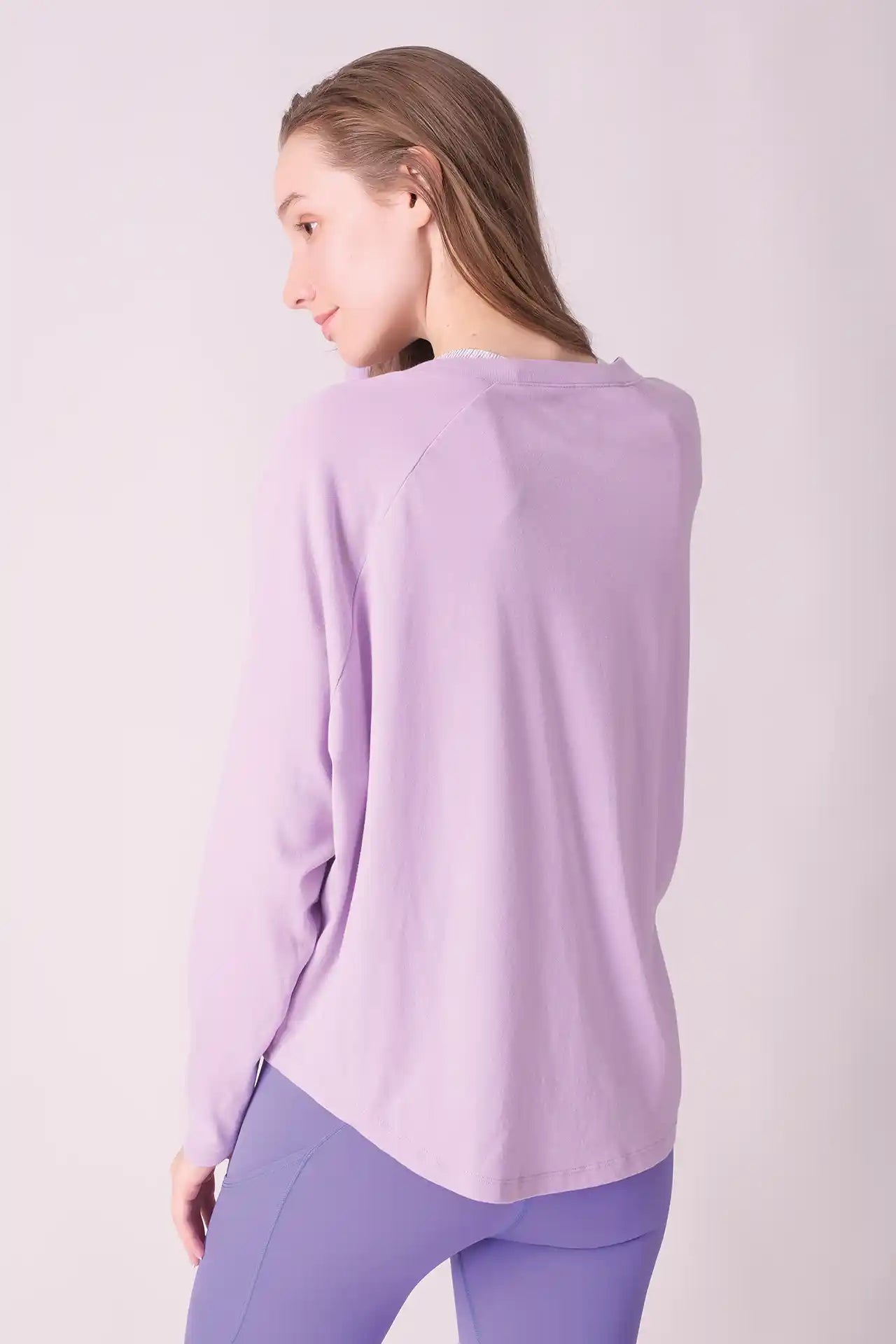 SPWJ0313 - Women's Essential Réve Long Sleeve V -Lavender