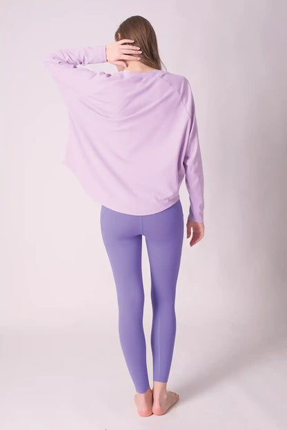 SPWJ0313 - Women's Essential Réve Long Sleeve V -Lavender