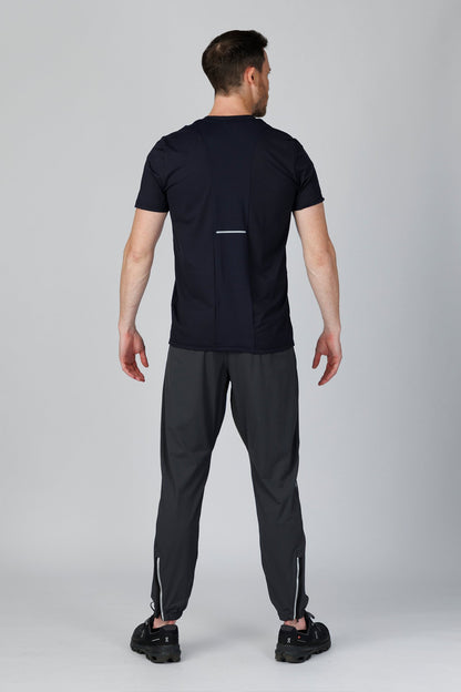 SPJ0340 - Ultra 4-Way Stretch Nylon Back Mesh Training Tee - Navy