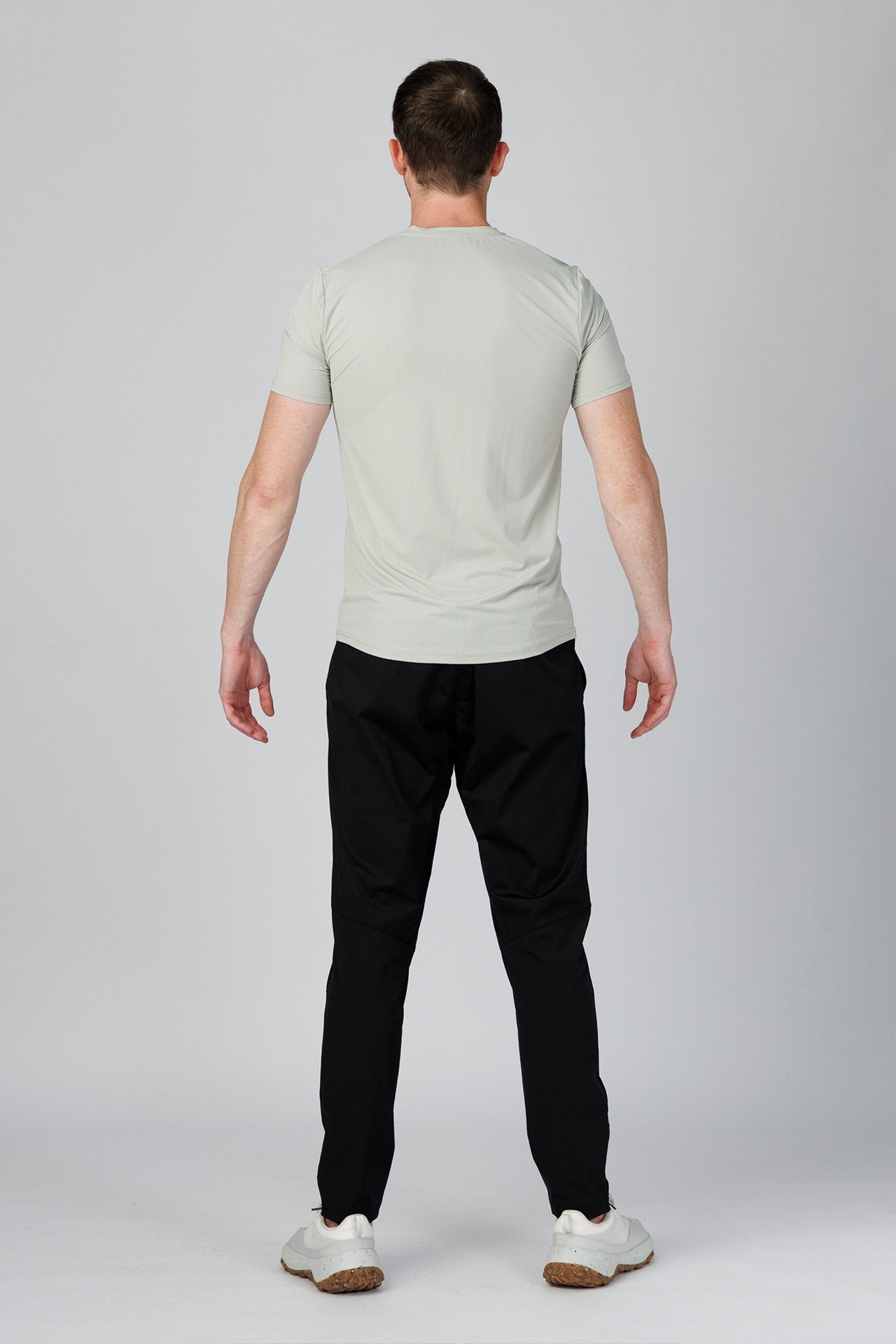 SPJ0391 - Ultra 4-Way Stretch Nylon Mesh Short Sleeve Training Tee - Silver