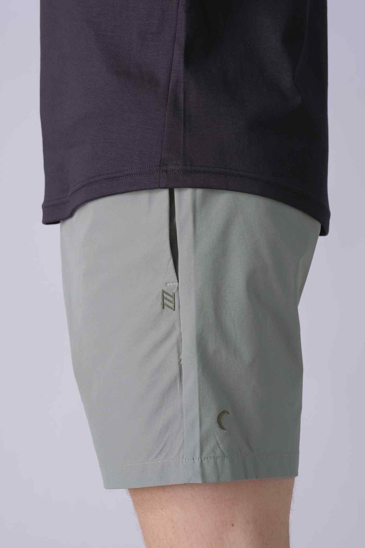 SPJ0402 -Finest US Supima Cotton Curve-Hem Short Sleeve Henley