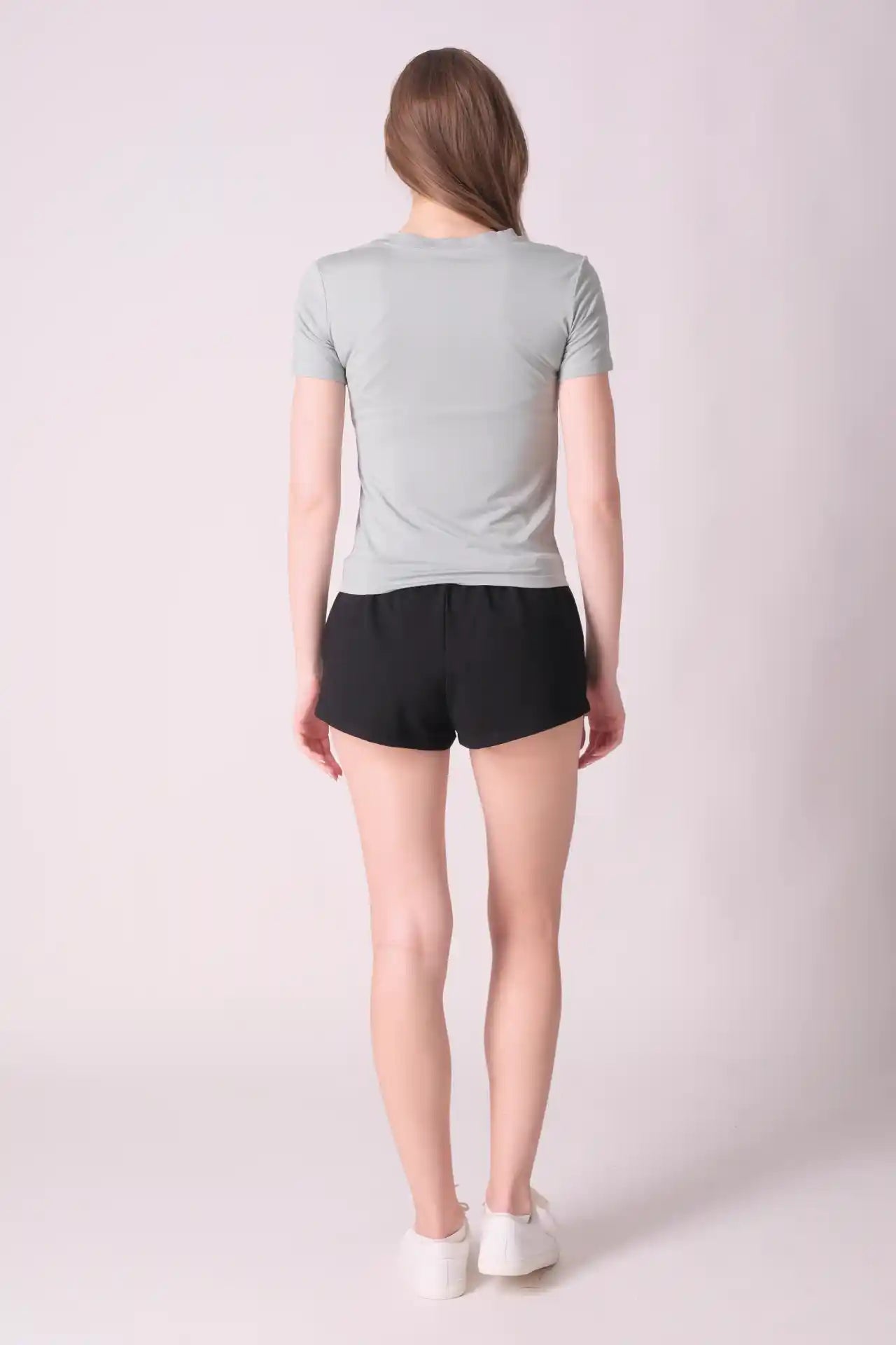 SPWJ0429 - Women's Essential Soft Lenzing Modal Short Tee - Sage