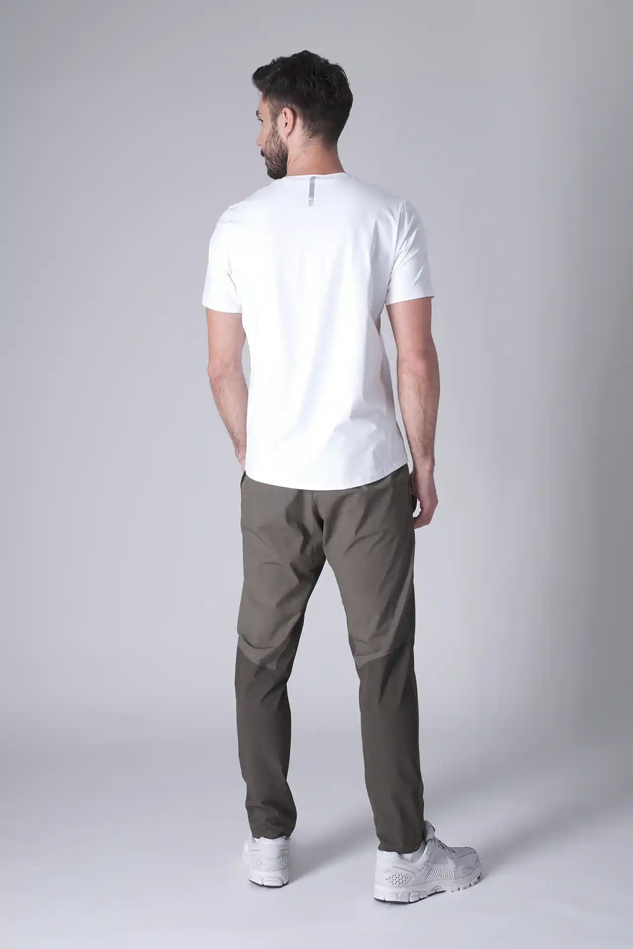 SPJ0437 - Ultra 4-Way Stretch Nylon Short Sleeve Training Tee - White